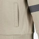 Jongens baseball vest met backprint beige
