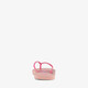 Dames teenslippers met bloemenprint roze
