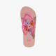Dames teenslippers met bloemenprint roze