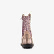 Leren meisjes cowboylaarzen roze beige
