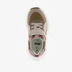 Leren meisjes sneakers bruin roze cheetah print