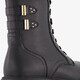 Meisjes veterboots zwart