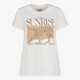 Dames T-shirt met panter wit