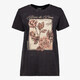 TwoDay dames acid wash T-shirt met rozen