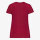 Dames T-shirt met cocktailglas bordeauxrood