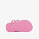 Meisjes teenslippers met hielbandje en unicorn roze