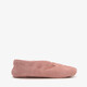 Leren dames Spaanse sloffen roze