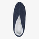 Leren heren Spaanse sloffen blauw