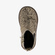 Suede meisjes Chelsea boots met panterprint