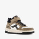 Hoge jongens sneakers bruin zwart