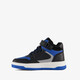 Hoge jongens sneaker blauw zwart