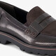Dames lak loafers bruin
