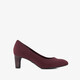 Dames pumps bordeaux rood