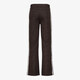 Meisjes wide leg broek met panterprint