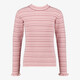 Name IT Vianna geribde meisjes top met strepen roze lila