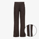 Meisjes wide leg broek met panterprint