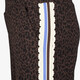 Meisjes wide leg broek met panterprint