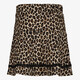 Meisjes rok met panterprint bruin