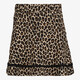 Meisjes rok met panterprint bruin