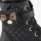 Meisjes veterboots met tasje zwart