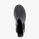 Leren meisjes Chelsea boots zwart
