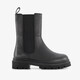Leren meisjes Chelsea boots zwart