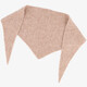 Driehoek dames sjaal beige