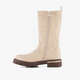 Hoge meisjes laarzen beige