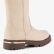 Hoge meisjes laarzen beige