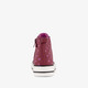 Meisjes hoge sneakers met polkadots roze