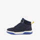 Hoge jongens sneakers met opdruk blauw
