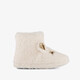 Hoge meisjes pantoffels muisje wit