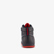 Hoge jongens sneakers met ster zwart grijs