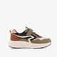 Jongens sneakers groen bruin