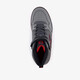 Hoge jongens sneakers met ster zwart grijs