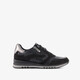 Dames sneakers met croco dessin zwart