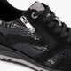 Dames sneakers met croco dessin zwart