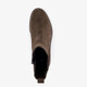 Suède dames Chelsea boots bruin