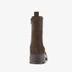 Suède dames Chelsea boots bruin