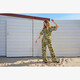 Dames wide leg broek zebraprint groen wit