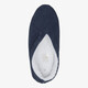 Leren dames Spaanse sloffen blauw