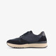 Suede dames sneakers blauw