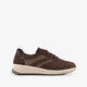 Suede dames sneakers bruin
