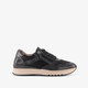 Suède dames sneakers zwart