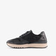 Suède dames sneakers zwart
