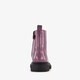 Leren meisjes veterboots met glitters paars