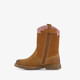 Leren meisjes cowboylaarzen cognac