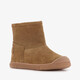 Suede meisjes boots gevoerd cognac