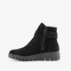 Suede dames boots zwart
