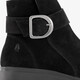 Suede dames boots zwart